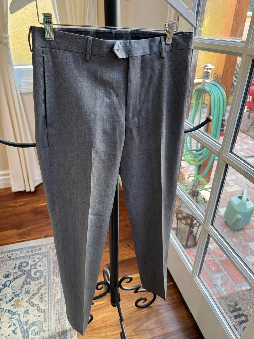 Egara Men's Gray Dress Trousers Size 29